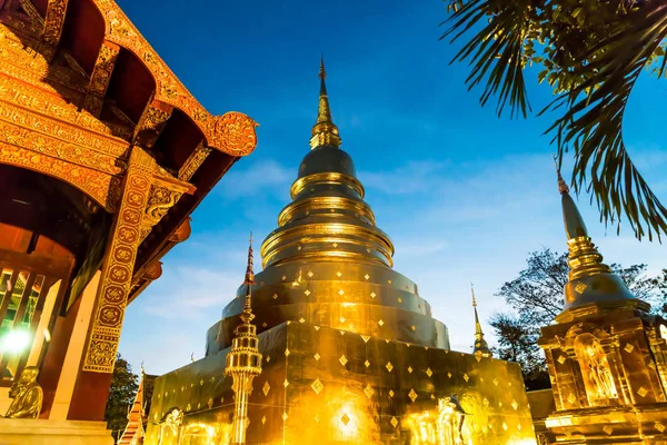 Wat Phra Singh em Chiang Mai, Tailândia . — Fotografia de Stock