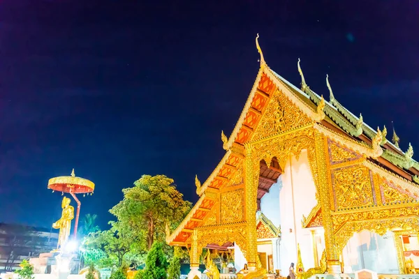 วัดพระสิงห์ในเชียงใหม่ ประเทศไทย . — ภาพถ่ายสต็อก