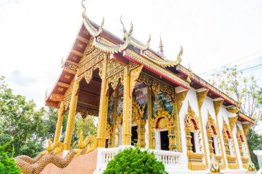 Wat Phra bu DOI Kham Chiang Mai, Tayland, güzel mimari.