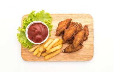 Kızarmış tavuk kanadı.