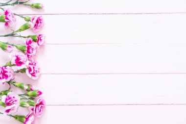 ahşap arka plan üzerinde pembe bahar çiçek