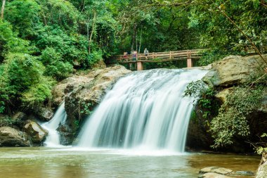 Beautiful Mae Sa waterfall at Chiang Mai ,Thailand