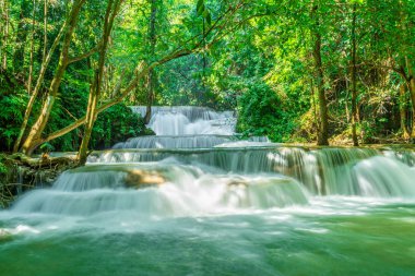 Huay Mae Kamin Waterfall, Kanchanaburi Tayland