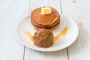 Çikolatalı dondurma ile gözleme