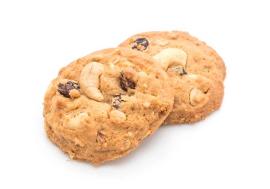 Kuru üzüm ve kavrulmuş kaşu fındık ile tatlılar