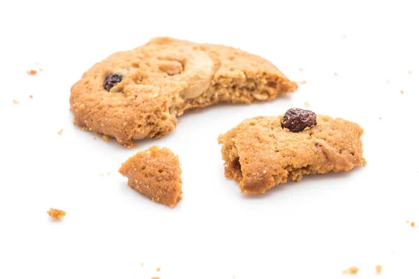 Galletas con pasas y anacardos asados — Foto de Stock