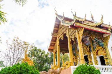 Wat Phra bu DOI Kham Chiang Mai, güzel mimari.