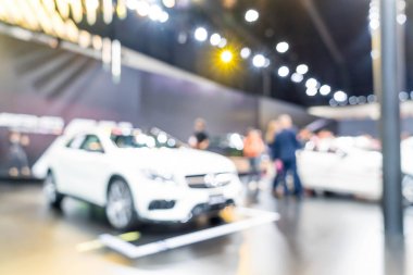 Bulanıklık ve ufuk araba ve motor Fuarı olay göster