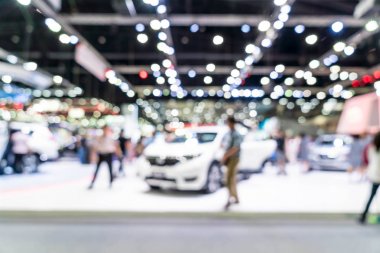 Bulanıklık ve ufuk araba ve motor Fuarı olay göster