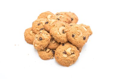 Kuru üzüm ve kavrulmuş kaşu fındık ile tatlılar