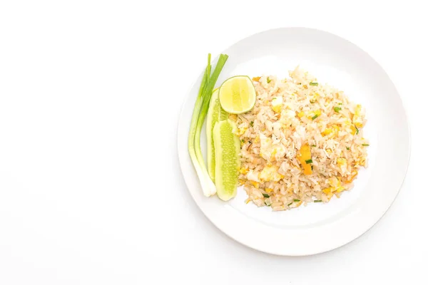Nasi goreng dengan kepiting — Stok Foto