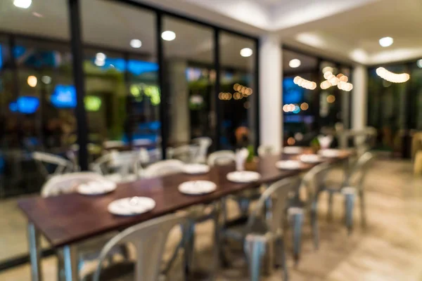 Flou abstrait et déconcentré dans le restaurant — Photo