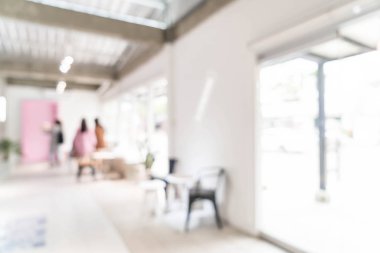 soyut bulanıklık ve ufuk içinde kafe 