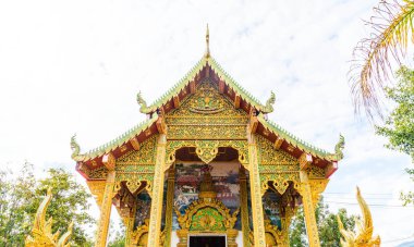 Wat Phra bu DOI Kham Chiang Mai, güzel mimari.