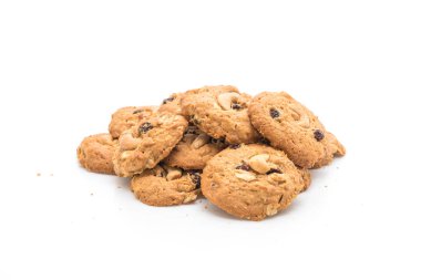 Kuru üzüm ve kavrulmuş kaşu fındık ile tatlılar