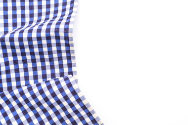 Beyaz arka plan üzerinde mutfak bezi (peçete)