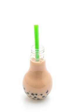 kabarcık ile buzlu süt çay