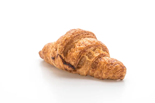 Wholewheat croissant på vit bakgrund — Stockfoto