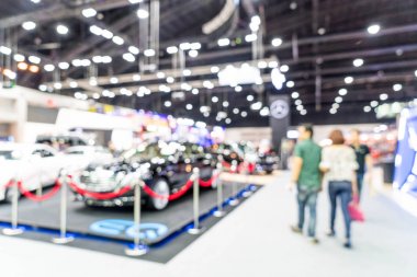 Bulanıklık ve ufuk araba ve motor Fuarı olay göster