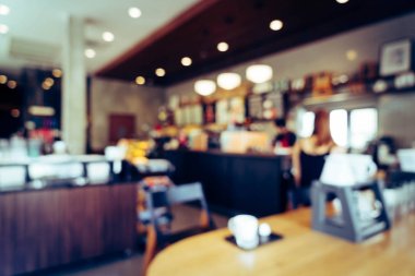 soyut bulanıklık kafede arka planı için