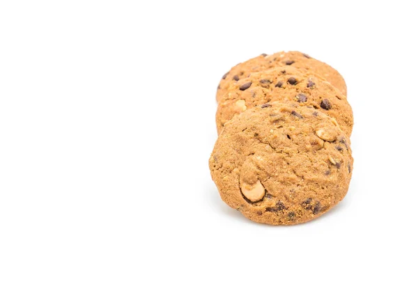 Chocolate chips and cashew nut cookies — Stock Photo, Image