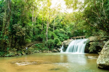 Beautiful Mae Sa waterfall at Chiang Mai ,Thailand