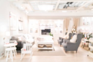 Soyut bulanıklık ve ufuk mobilya Dekorasyon iç shoppi