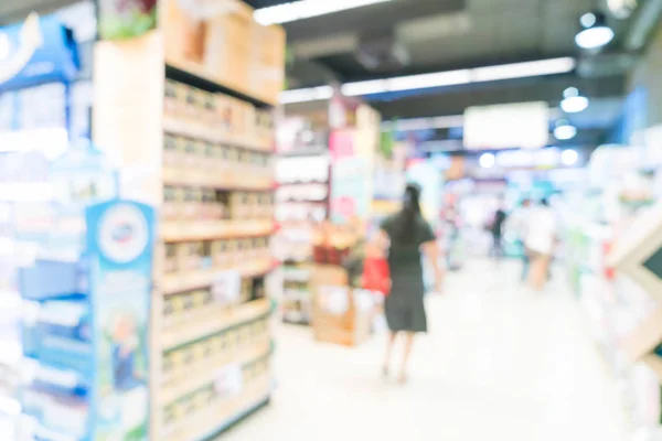 Borrão abstrato no supermercado — Fotografia de Stock