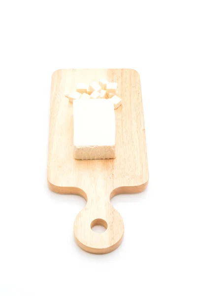 Tofu sur fond blanc — Photo