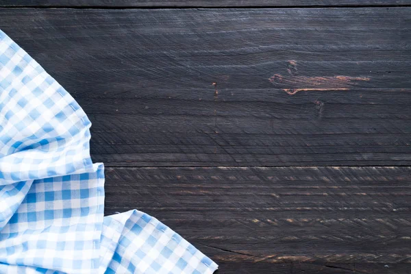 Panno da cucina (tovagliolo) su fondo legno — Foto Stock