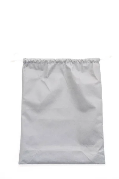Beautiful fabric bag on white background — Stock Photo, Image