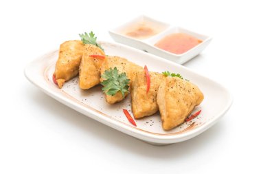 Kızarmış tofu - vegan gıda