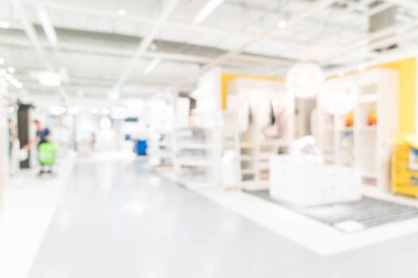 Soyut bulanıklık ve ufuk mobilya Dekorasyon iç shoppi