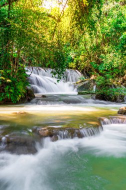 Huay Mae Kamin Waterfall, Kanchanaburi Tayland