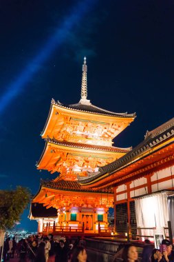 Kiyomizu-dera Tapınağı güzel mimari Kyoto.