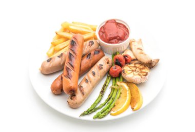 sebzeli ızgara sosis