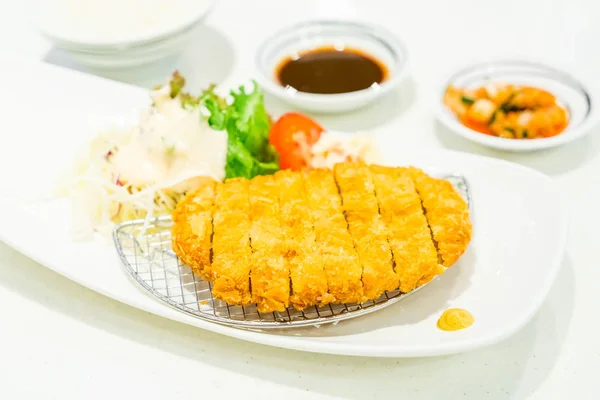 Japanese fried pork cutlet — Stock Photo, Image