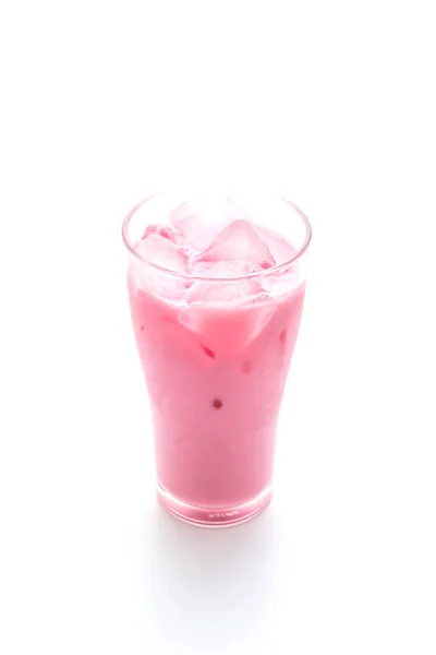 Milkshake aux fraises roses — Photo