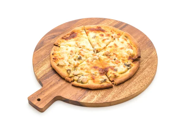 Pizza de cogumelos cremoso — Fotografia de Stock