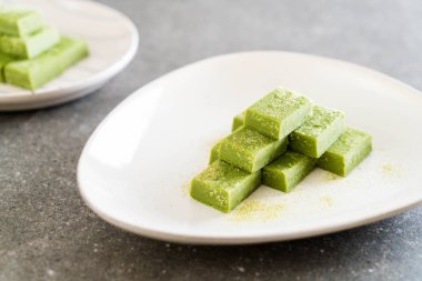 yumuşak çikolata yeşil çay 