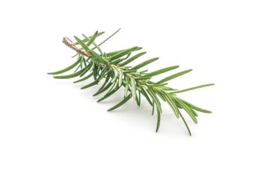 Beyaz arkaplanda taze biberiye