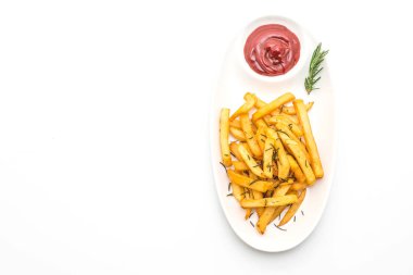 Soslu patates kızartması.