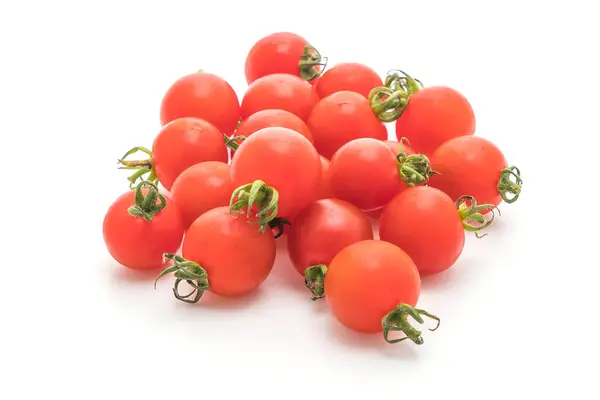 Tomates frescos sobre fundo branco — Fotografia de Stock