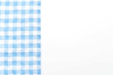 Beyaz arka plan üzerinde mutfak bezi (peçete)