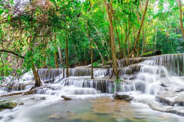 Huay Mae Kamin Waterfall, Kanchanaburi Tayland