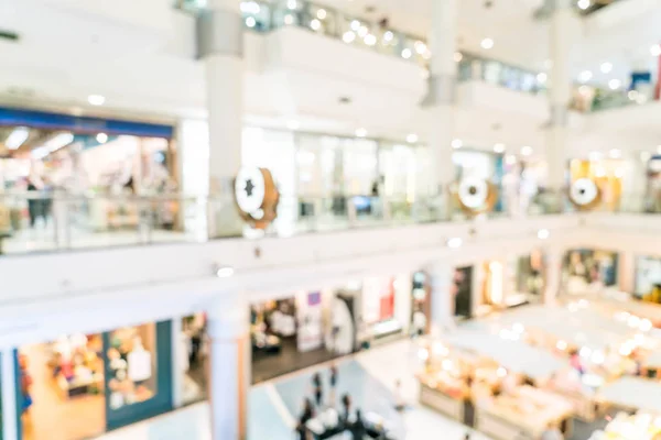 Blurred shopping mall and retail store — Stock Photo, Image