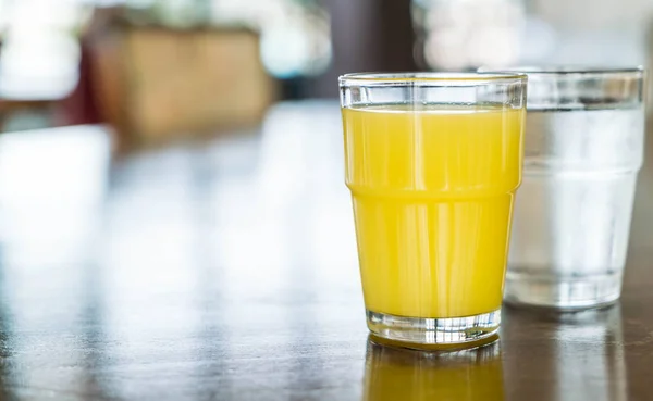 Pineapple juice on table — Stock Photo, Image