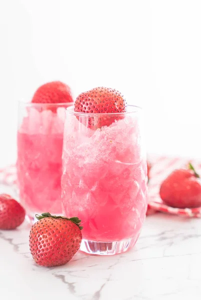 Batido de fresa fresca — Foto de Stock