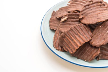 patates cipsi çikolata ile