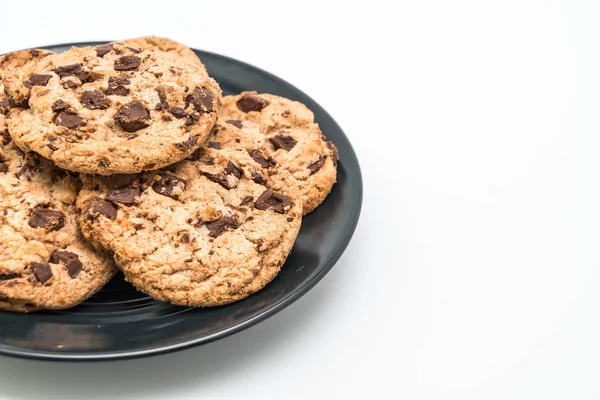 Biscoitos com chips de chocolate escuro — Fotografia de Stock
